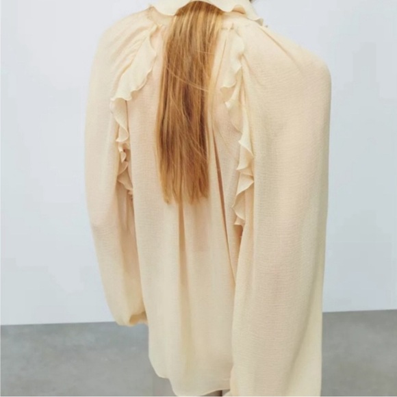 ZARA ruffled top - Picture 3 of 4